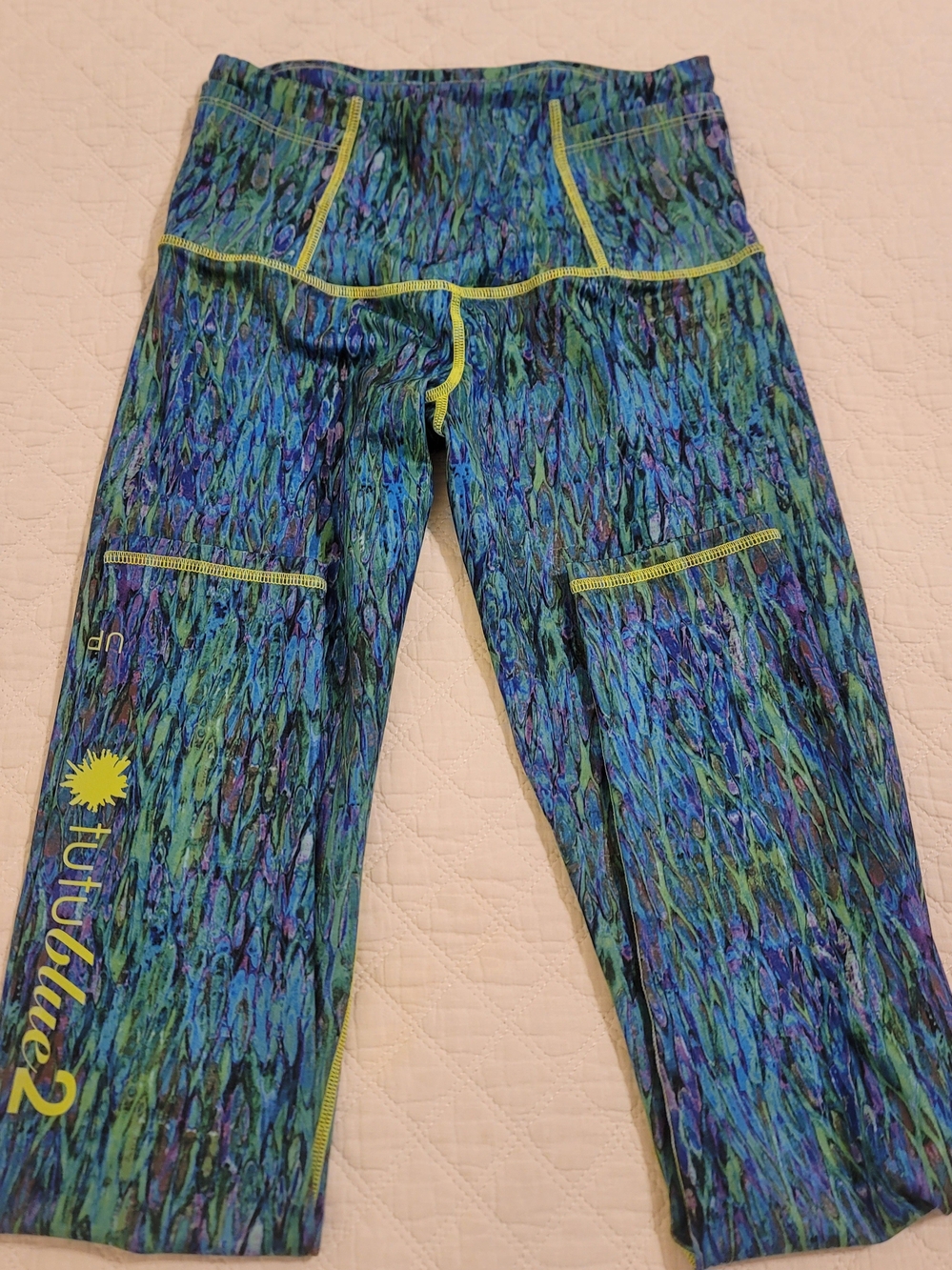 tutublue Women’s UPF 50 Active Leggings Size M – 3 Pockets